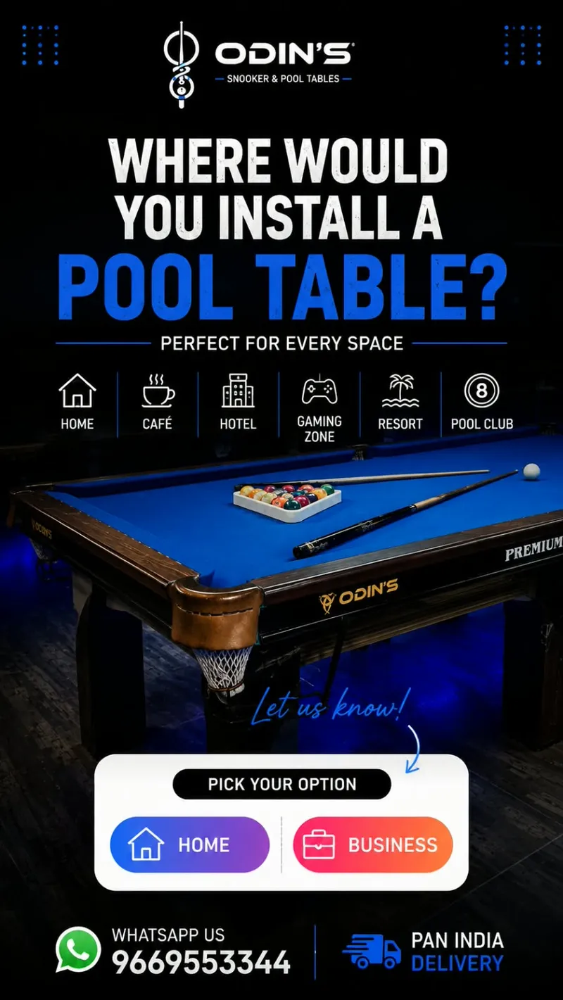 Where would you install a pool table